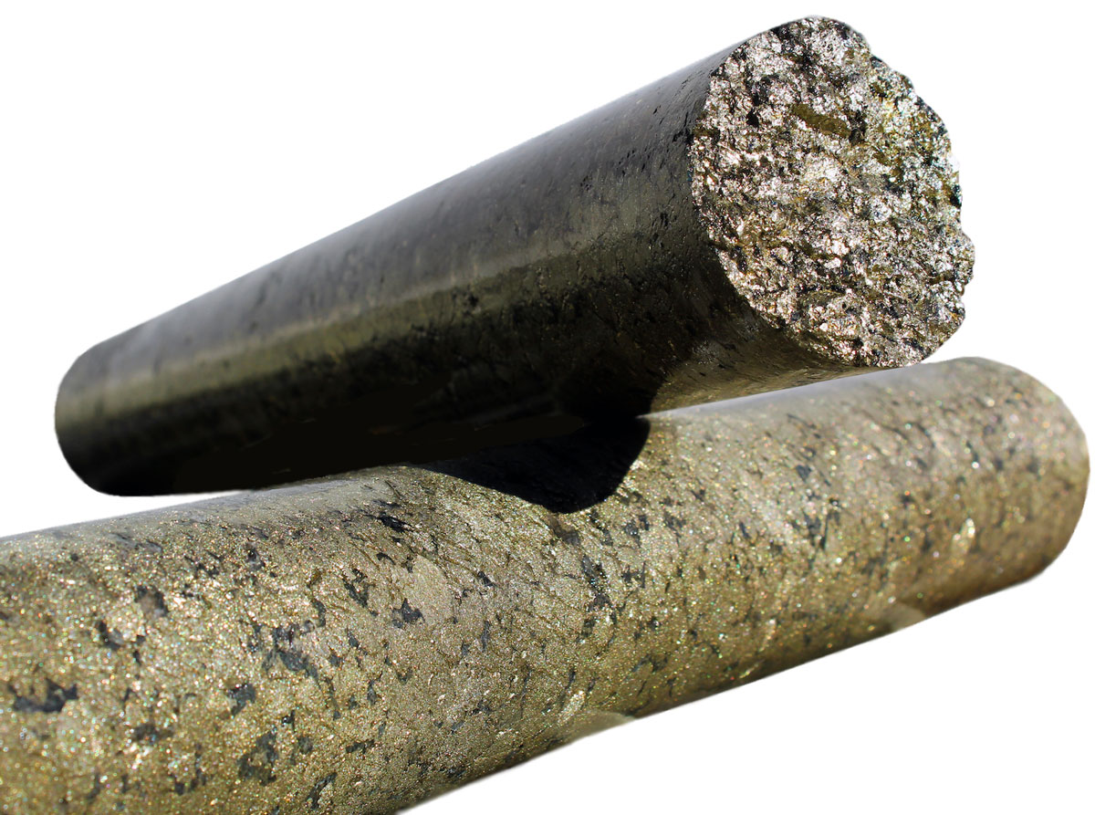 Cobaltiferous pyrite core