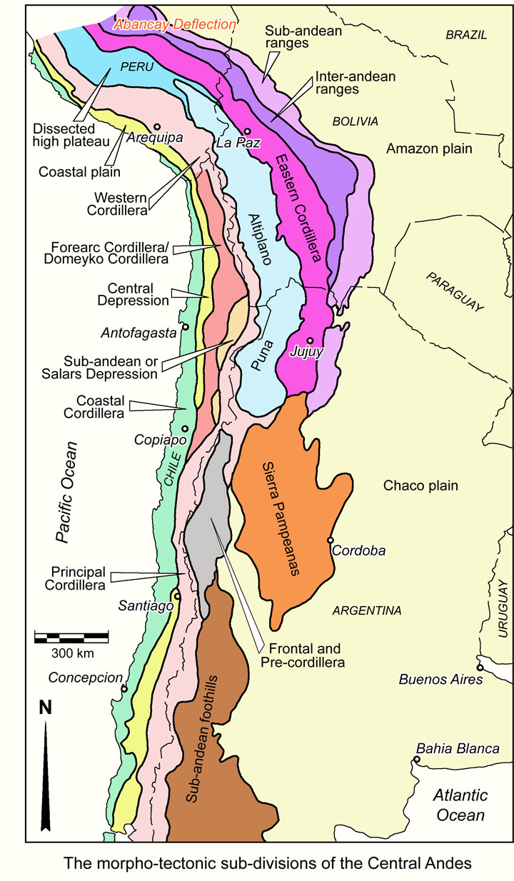 Central Andes basement terranes