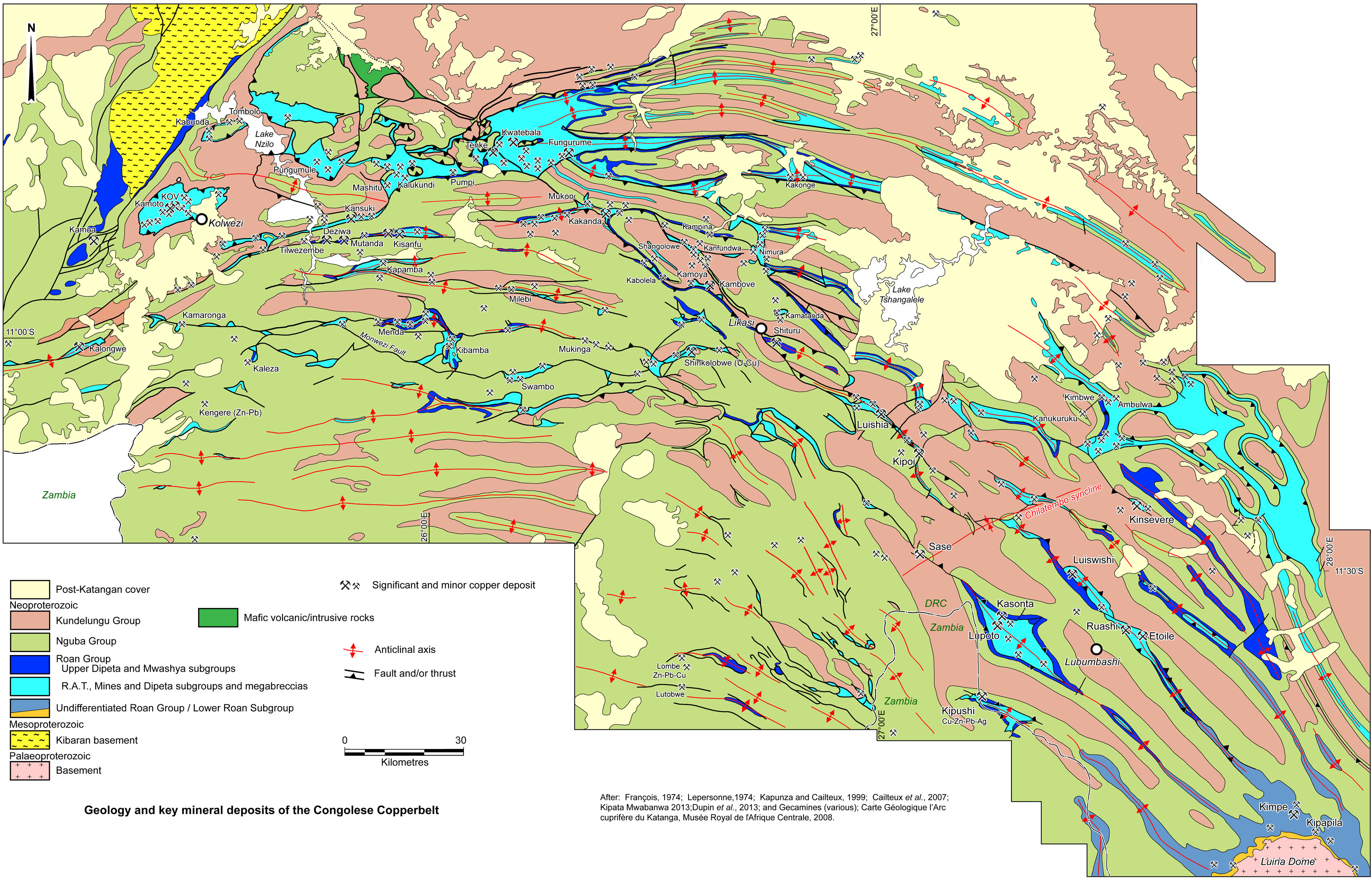 Congolese Copper Belt Geology