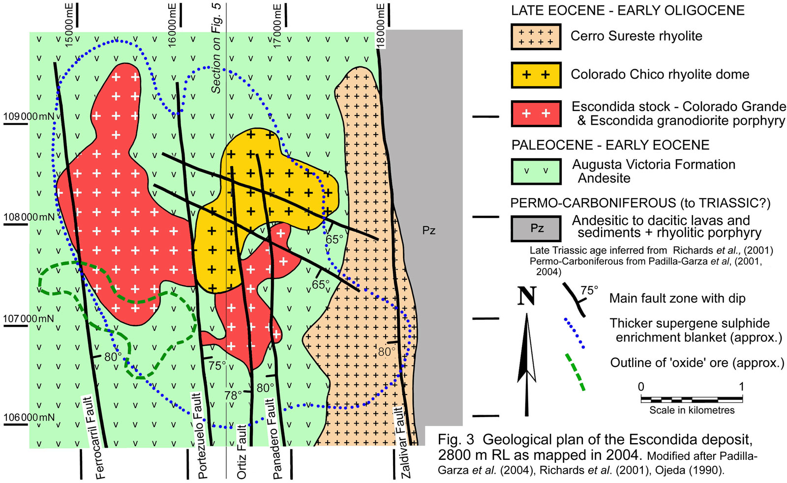 Escondida deposit