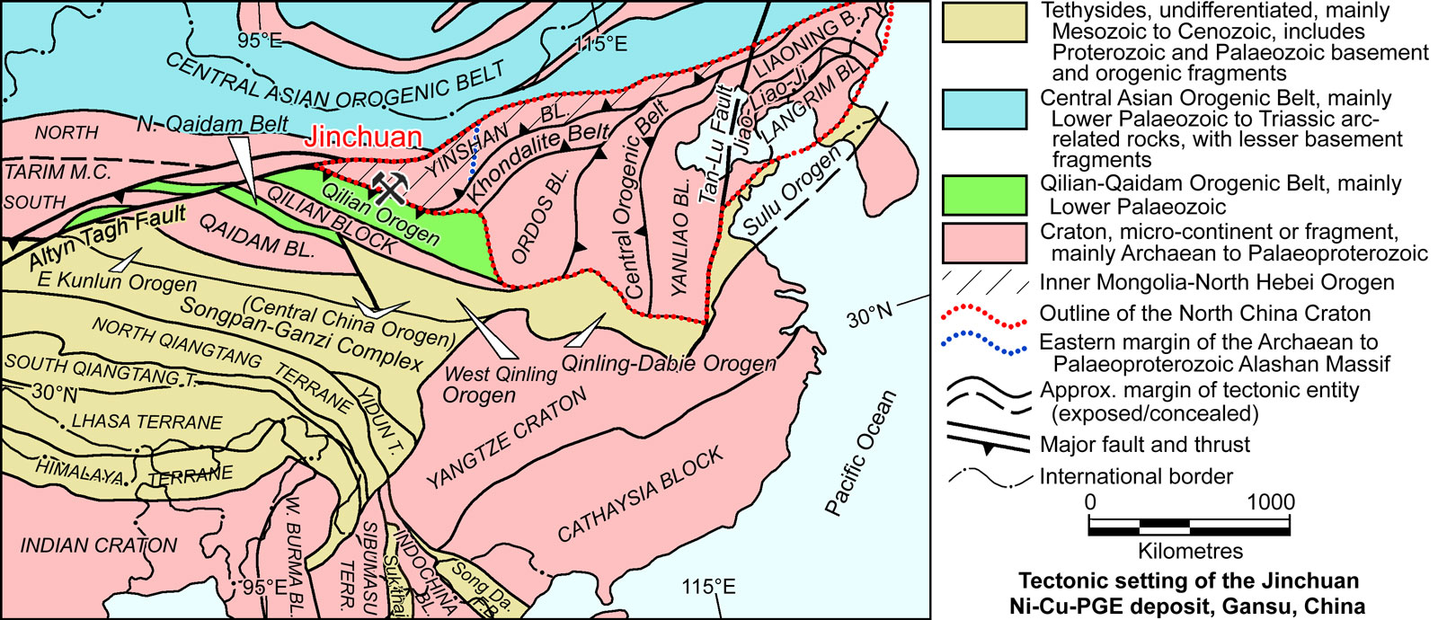 Jinchuan Continental Setting