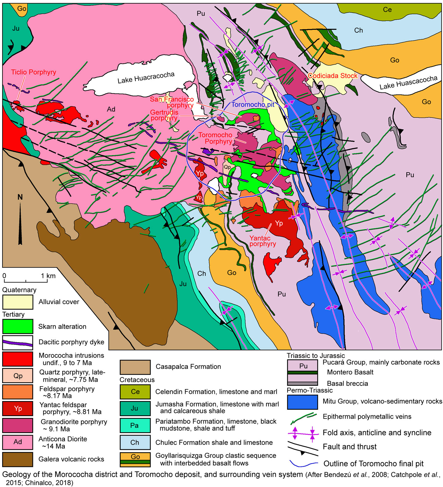 Morococha District Geology