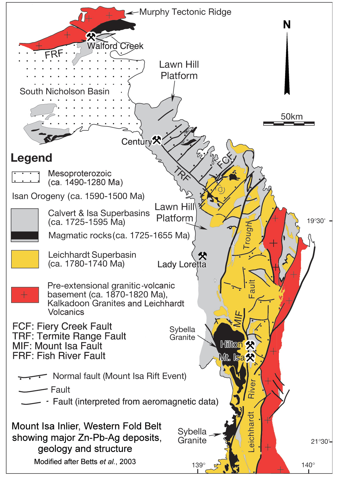 Western Fold Belt Mt Isa Inlier
