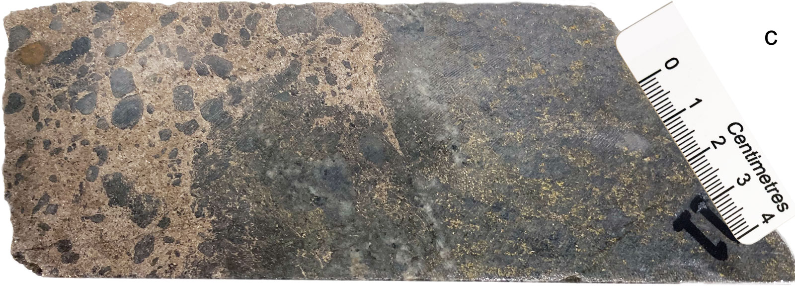 Marginal breccia mineralisation