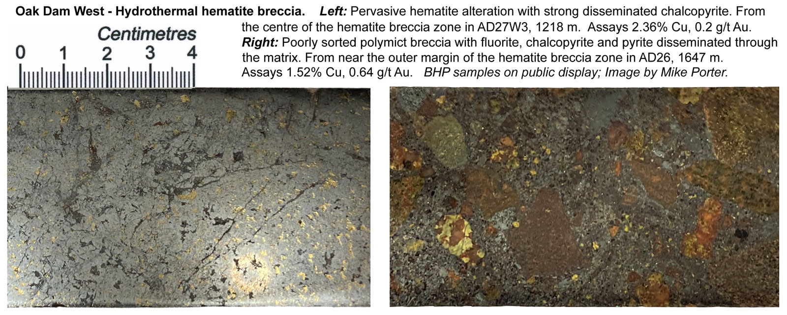 Oak Dam West Hydrothermal hematite breccia