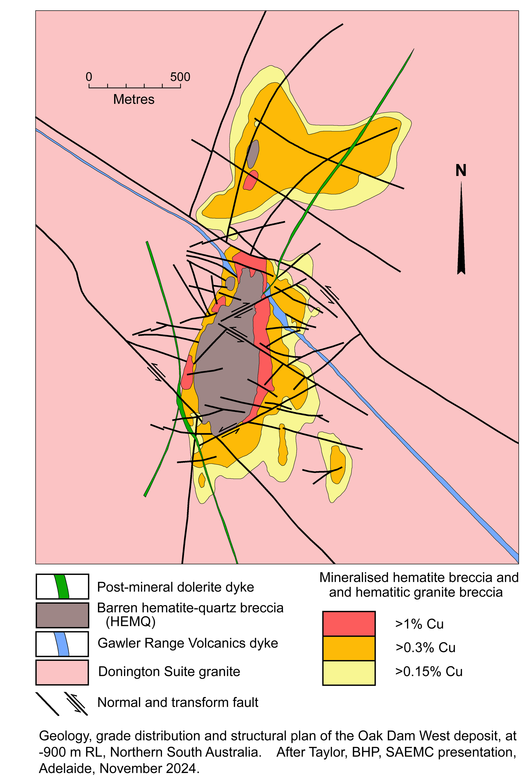Oak Dam West -900m plan 2024