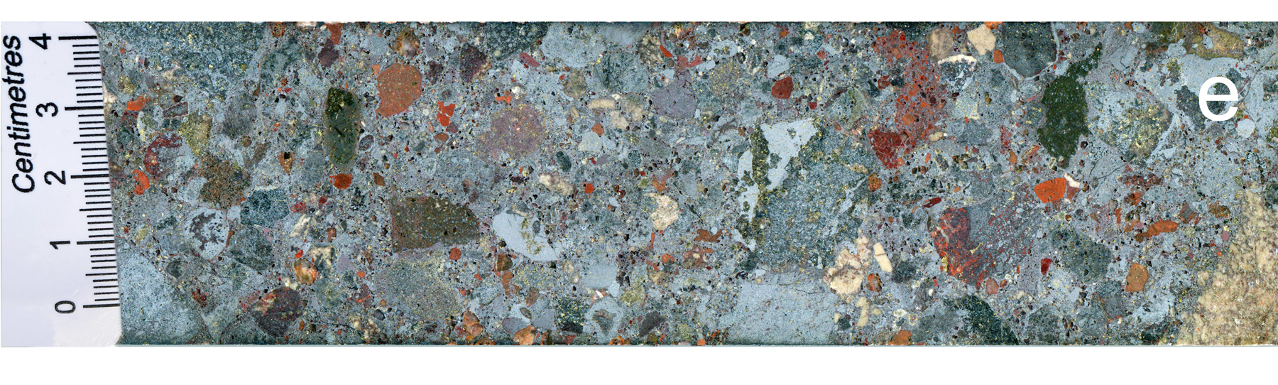 Heterolithic hematite breccia from RU48 17326