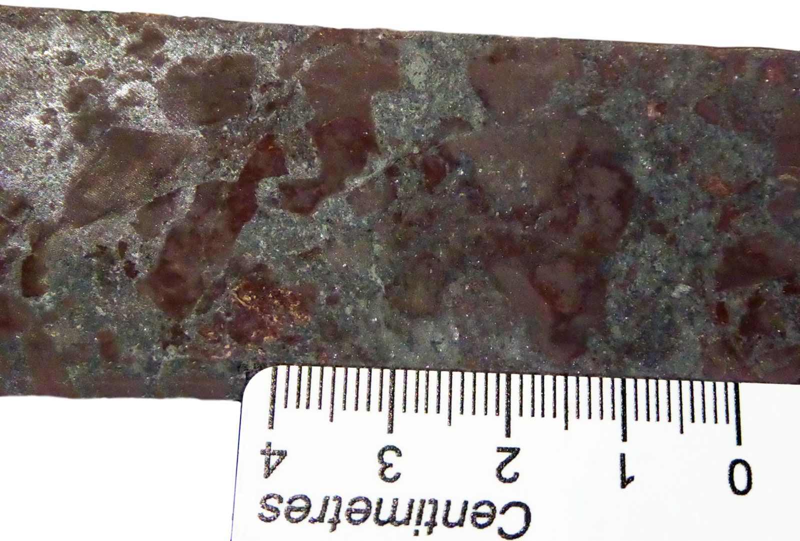High grade mineralised hematite breccia