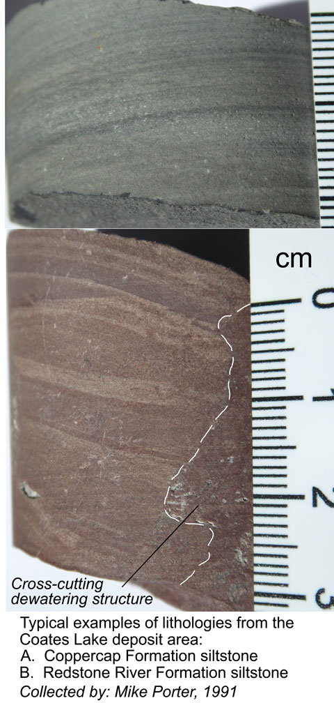 Redstone lithologies