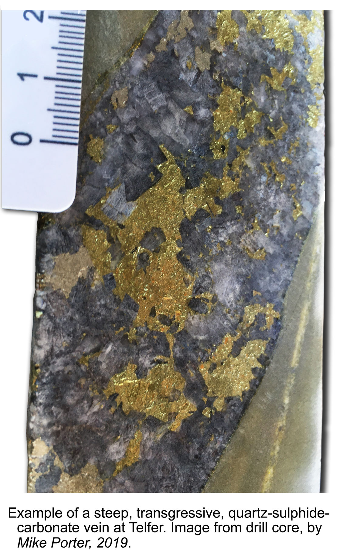 Telfer Transgressive Quartz-carbonate-sulphide vein