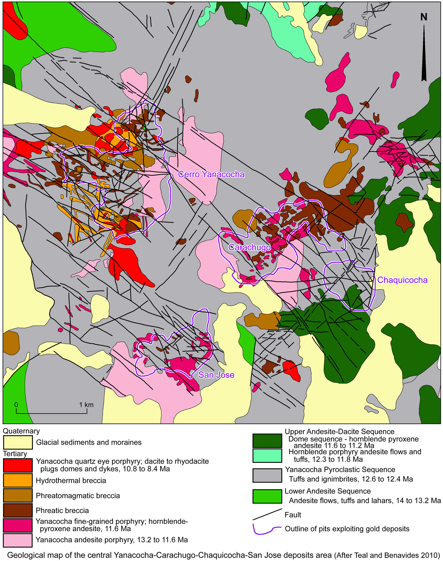 Yanacocha Central Geology
