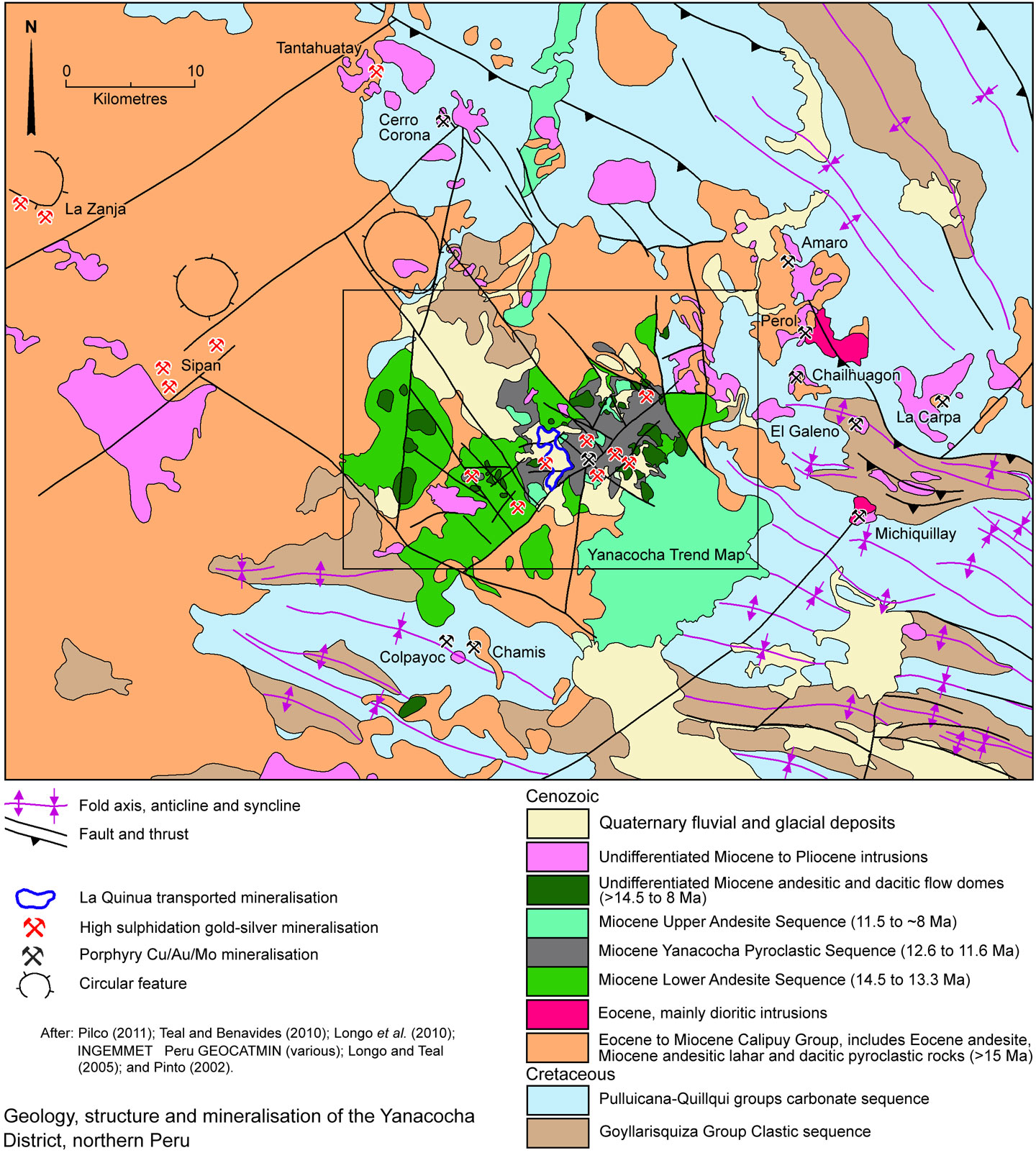 Yanacocha District Geology