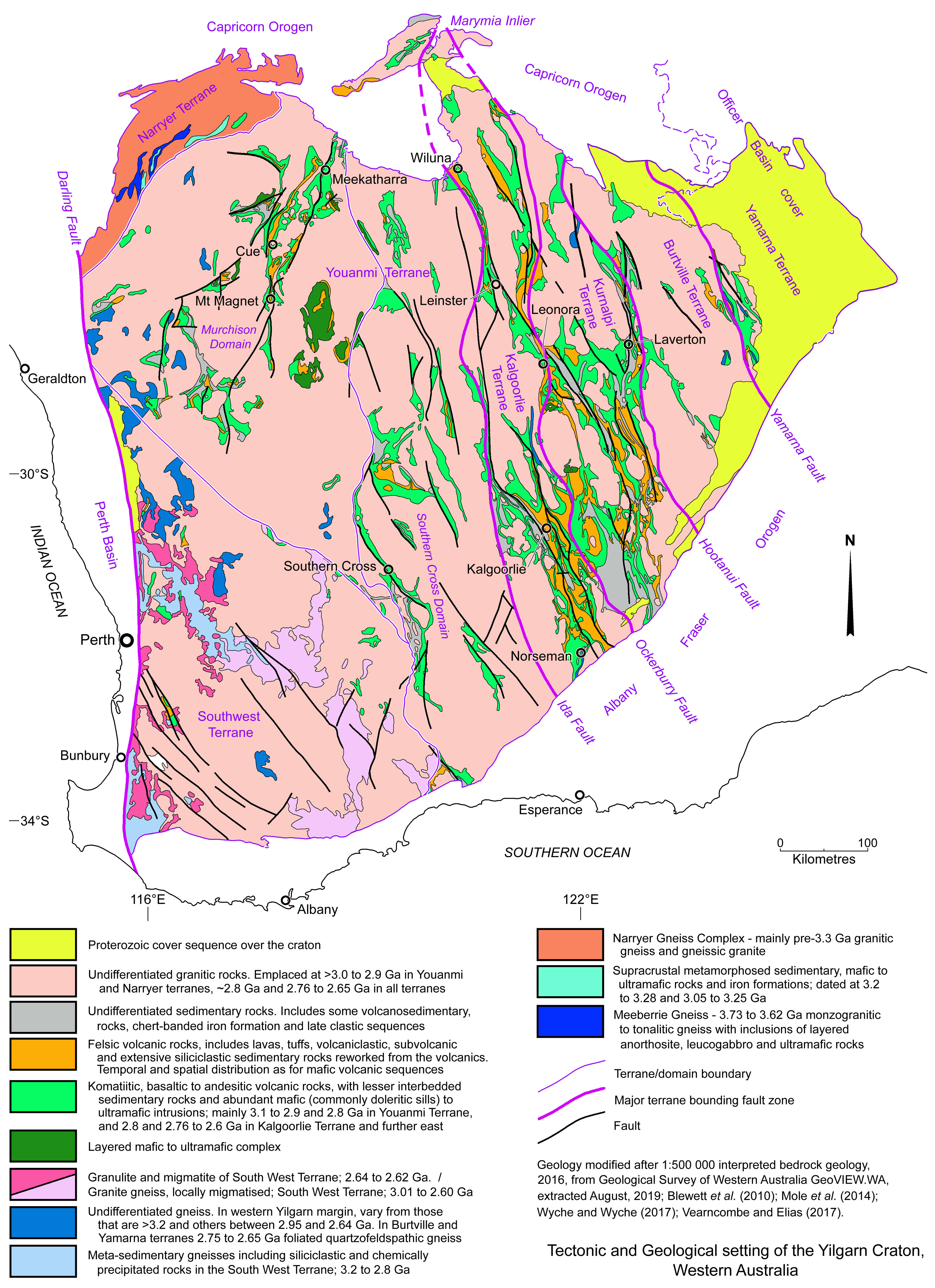 Yilgarn Craton Geology
