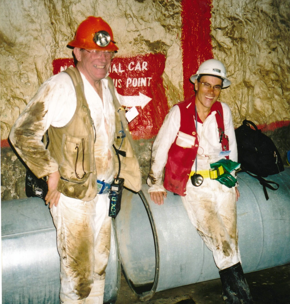 [Waiting for the cage at Konkola]