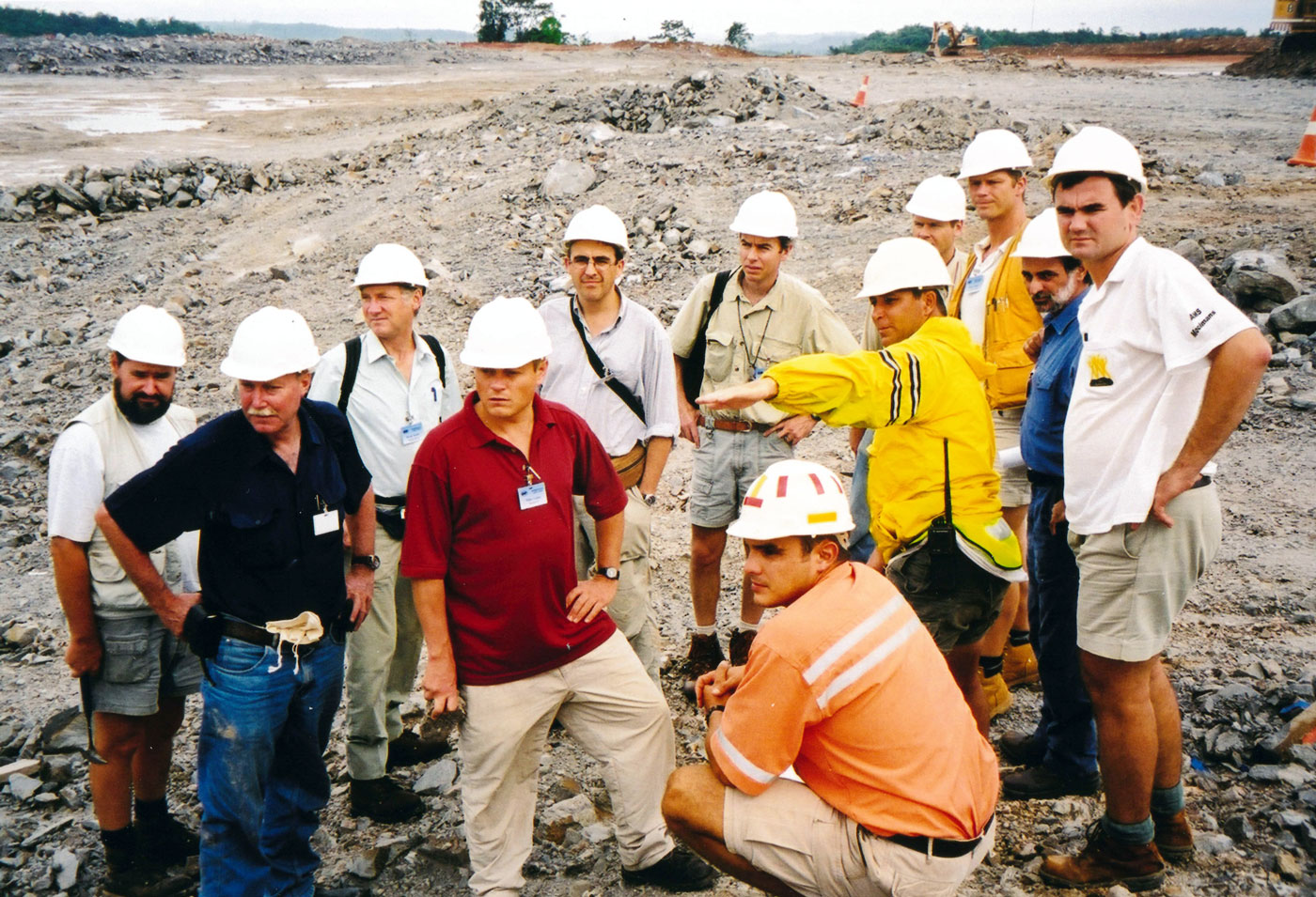 In the pit at Tarkwa, Ghana.