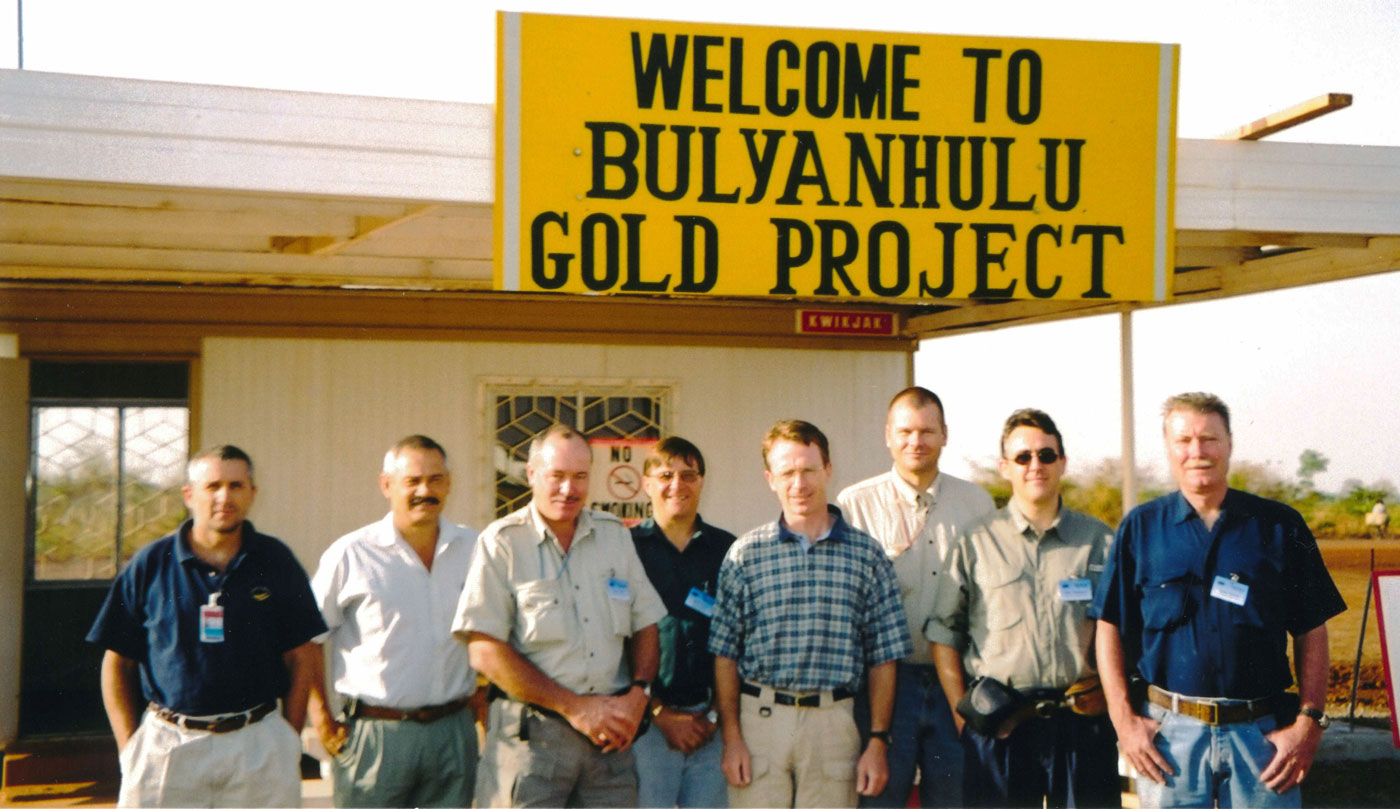 [At the airport at Bulyahulu, Tanzania.]