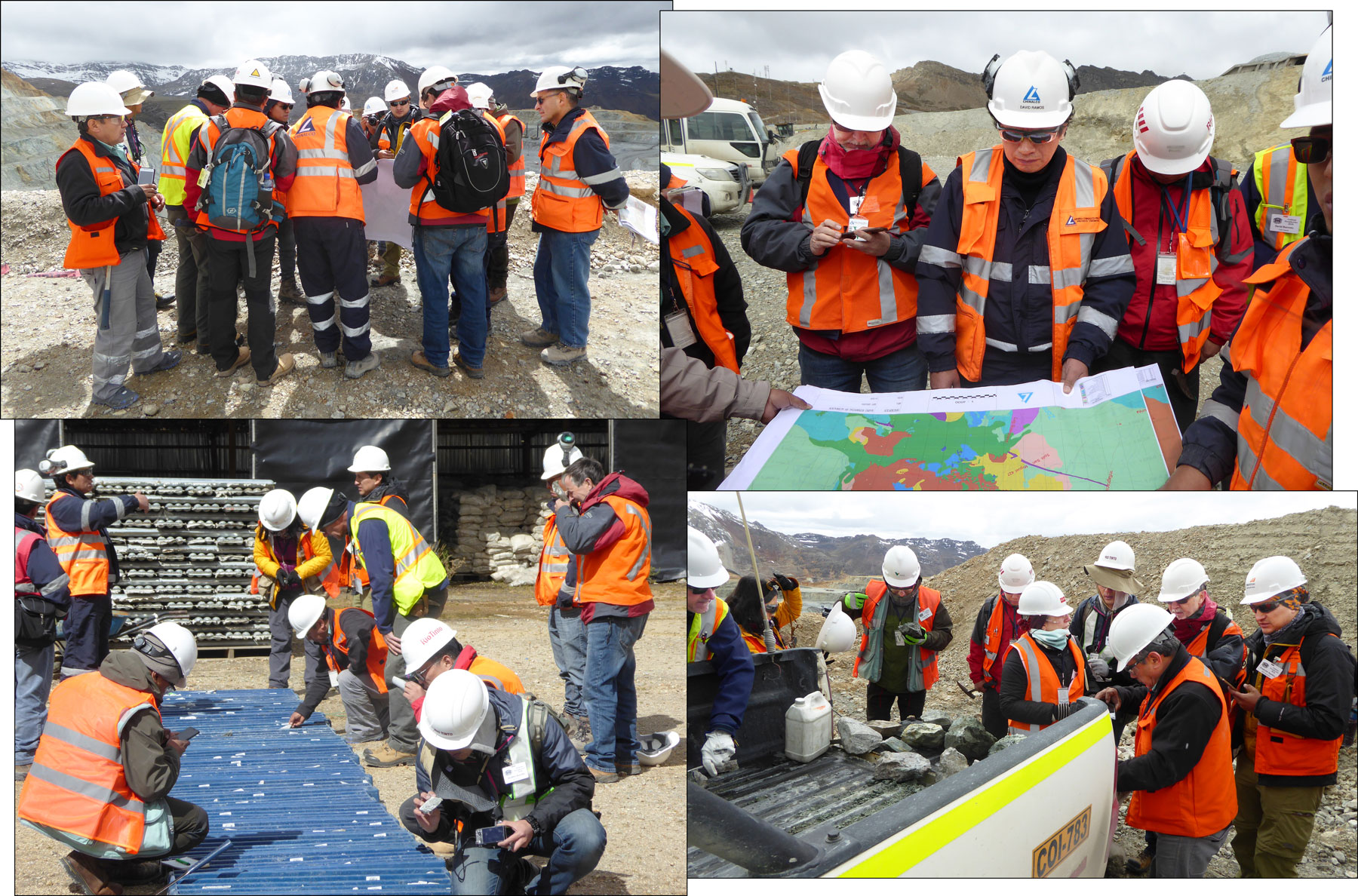 [Toromocho pit and core]