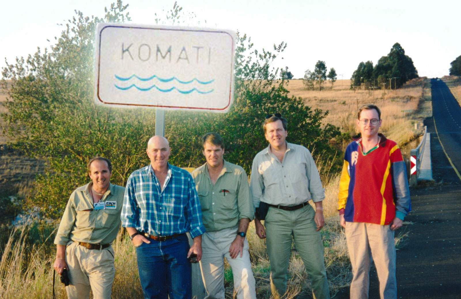 [At the Komati River crossing]