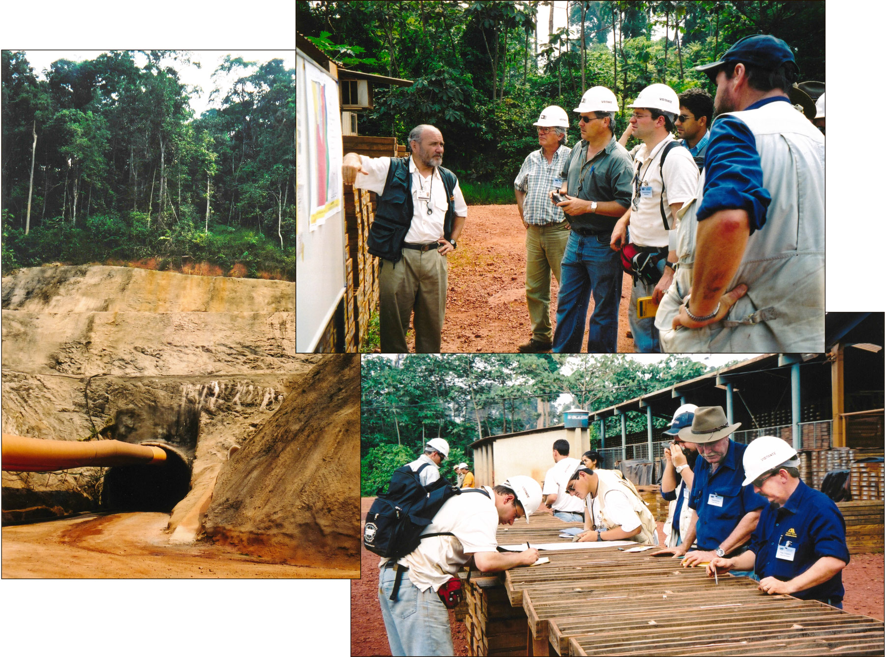 At the Alemão deposit and Igarape Bahia core yard