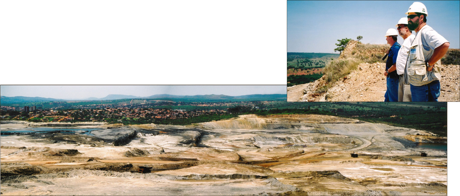 Overlooking the Morro do Ouro mine