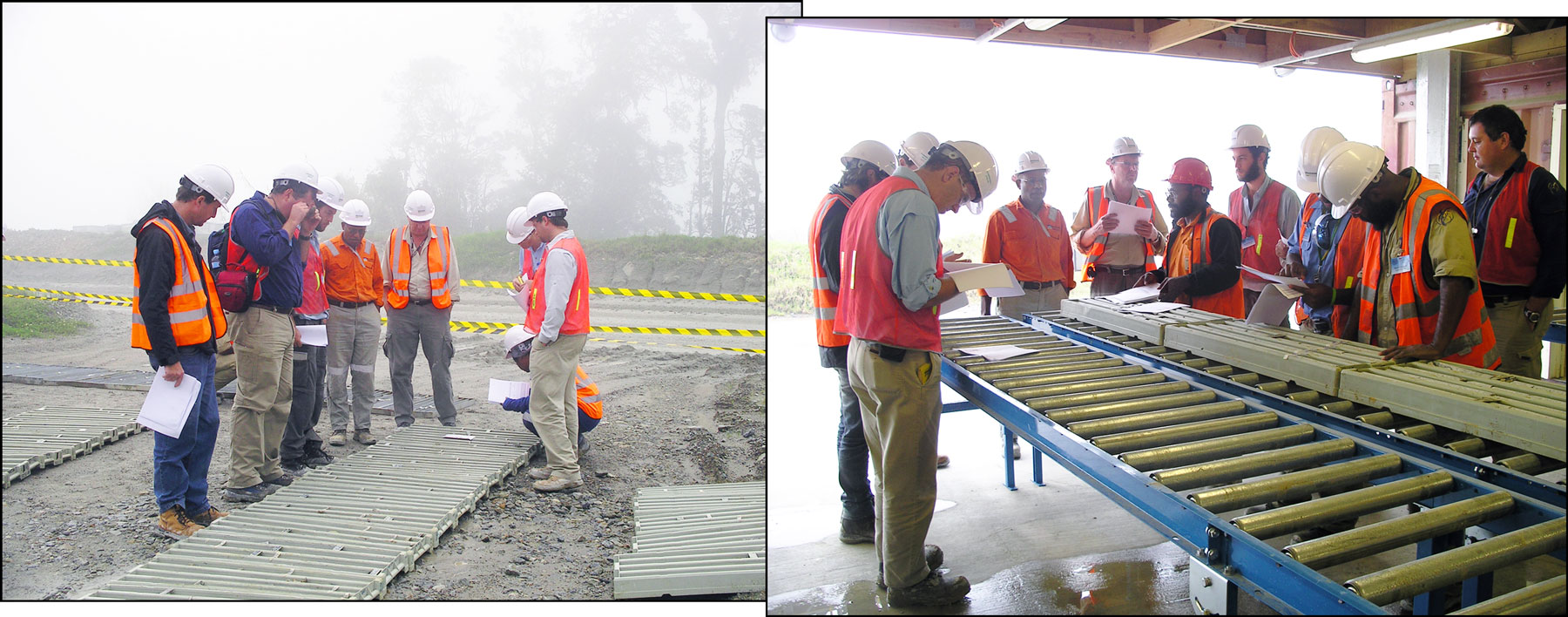 [Drill Core in the Mist]