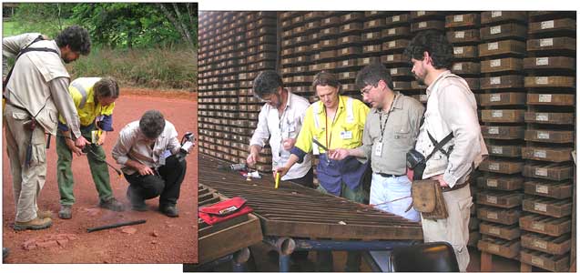 At the Alemão core store