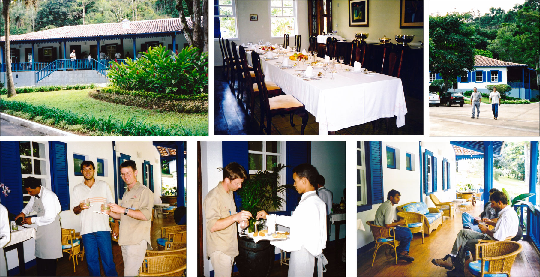 [The Fazenda, drinks, silver service lunch]