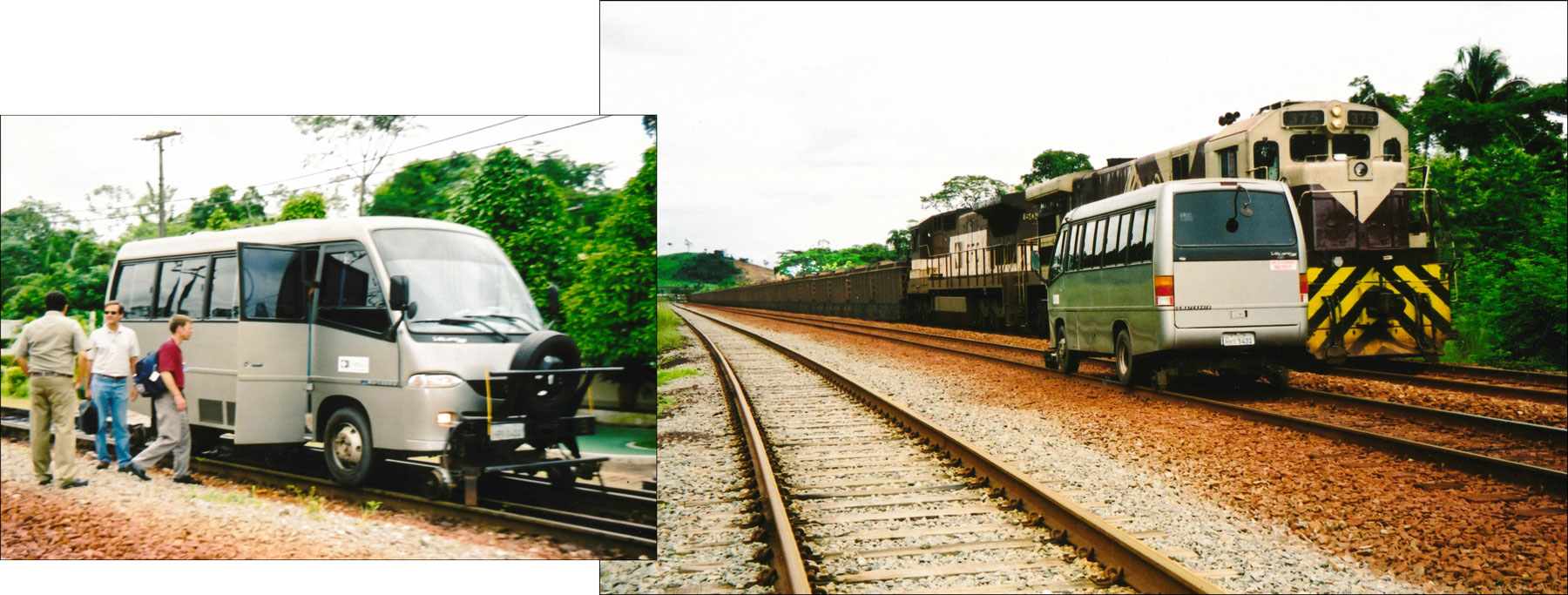 Rail car and 20 000 tonnes of iron ore
