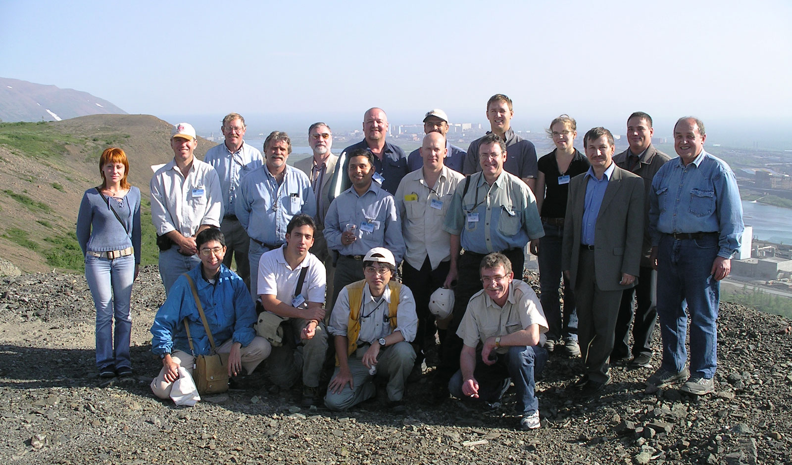 Tour group at Noril'sk