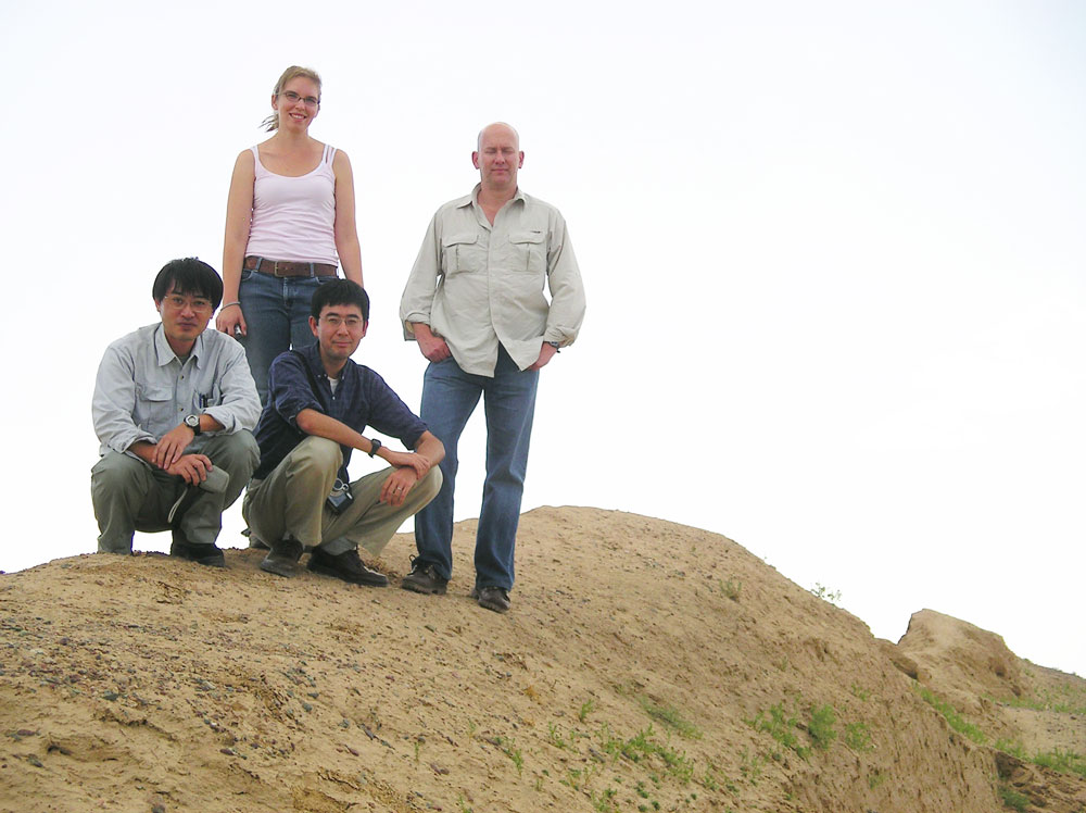 On the Great Wall in Gansu