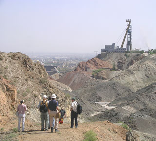 Going back at the end of the traverse