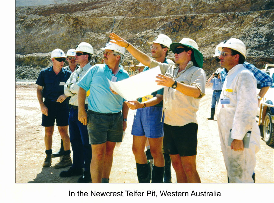 In the Newcrest Telfer Pit, Western Australia
