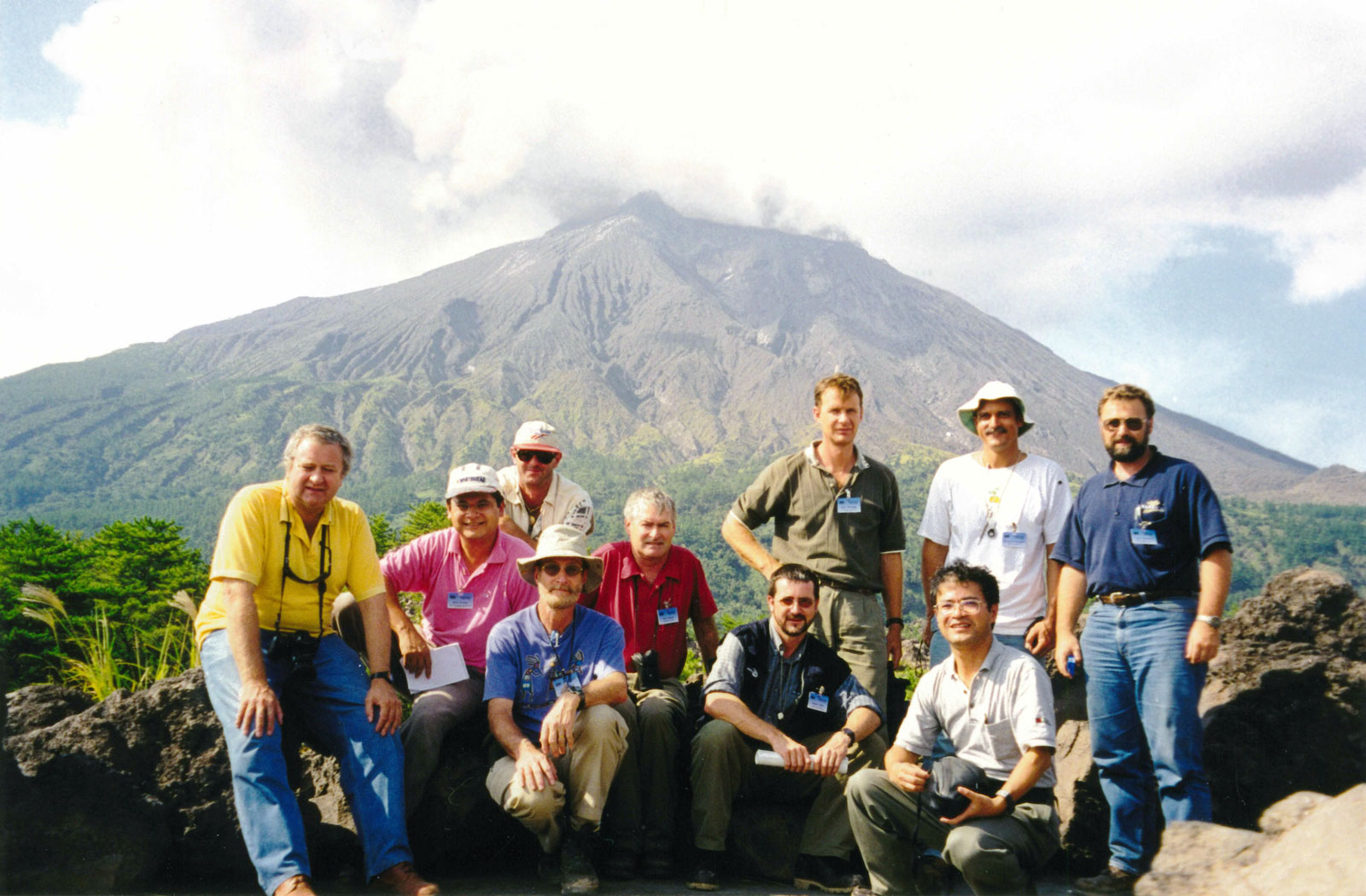 Below Sakurajima Volcano
