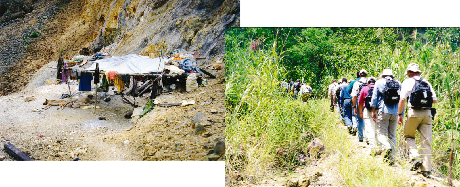 Antamok camp and traverse