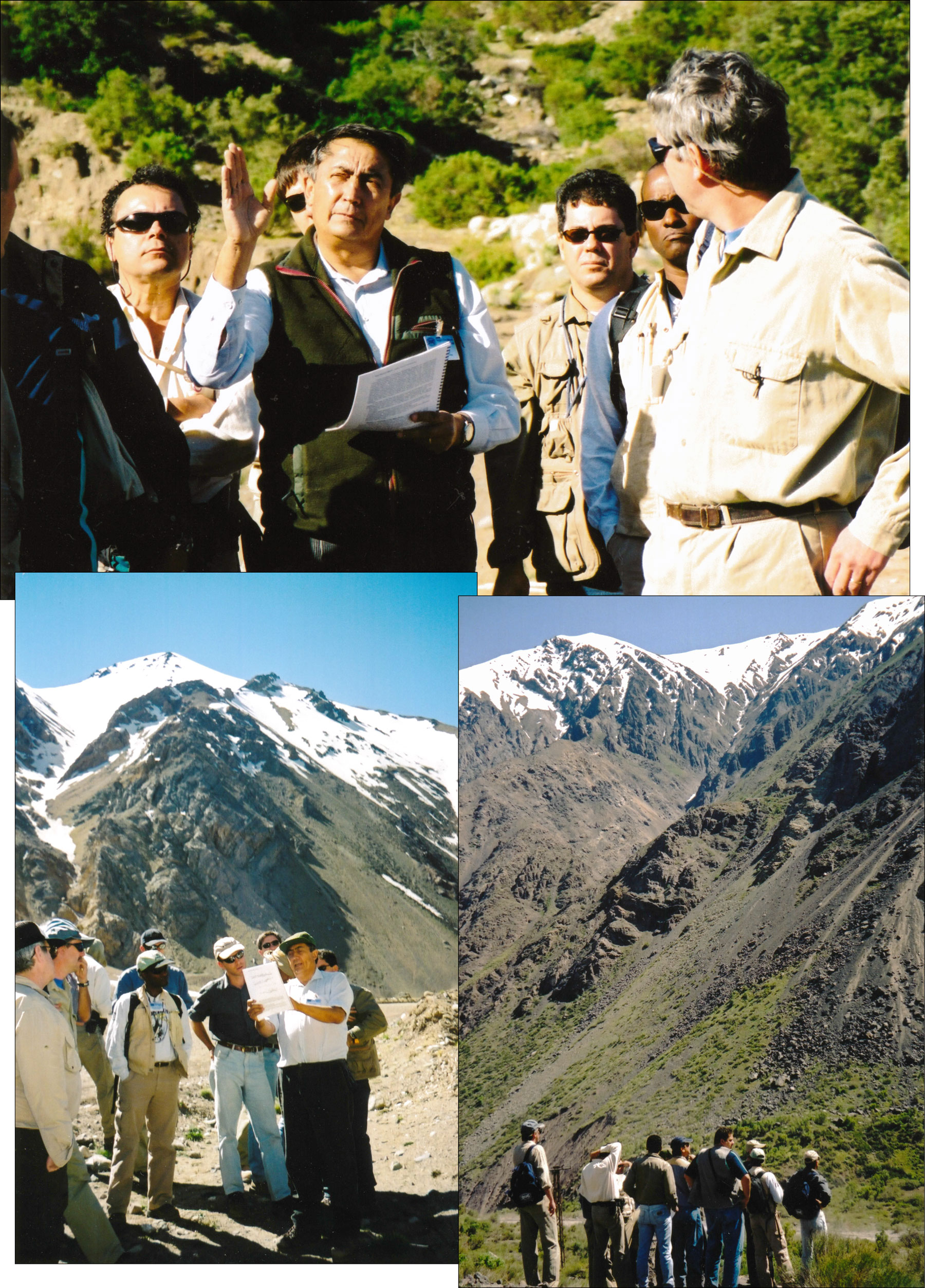 [On traverse in the Central Andes]