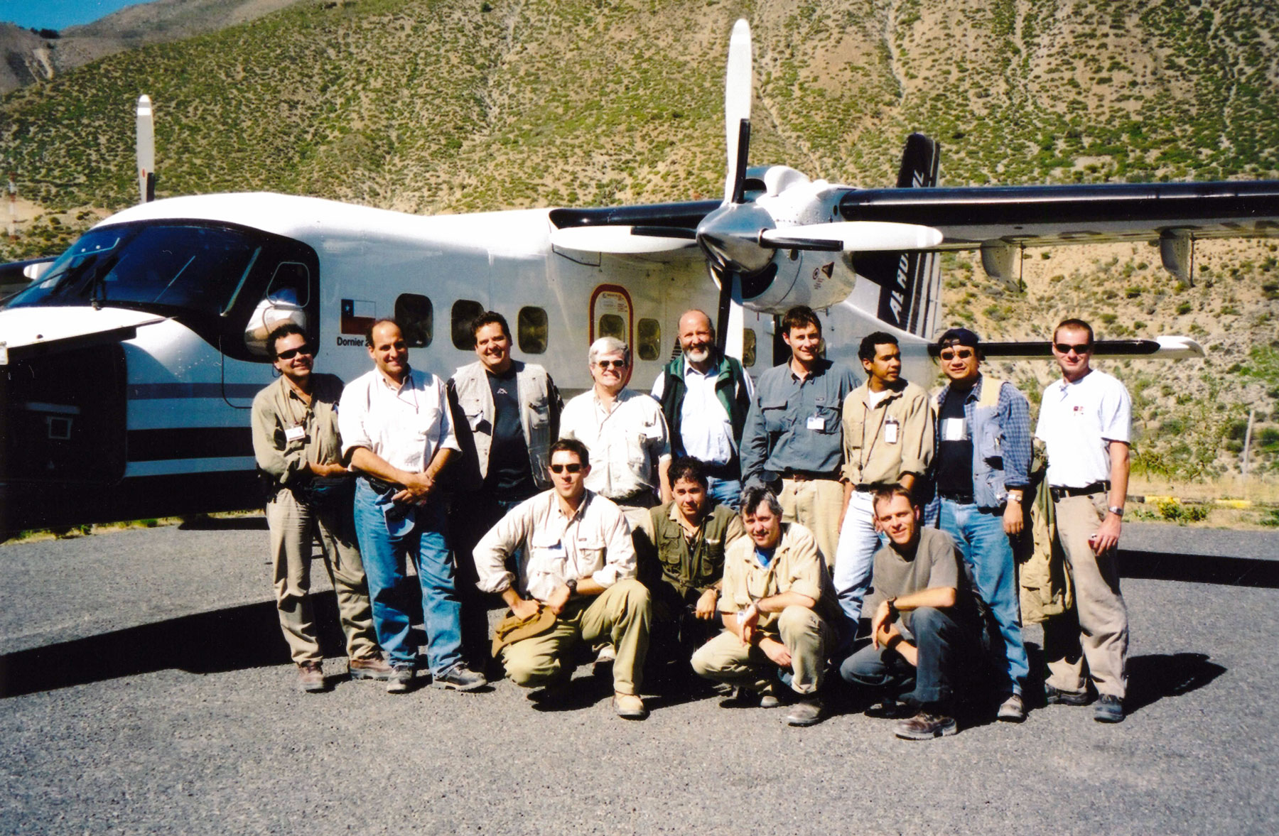 [Air charter to Los Pelambres andf group]