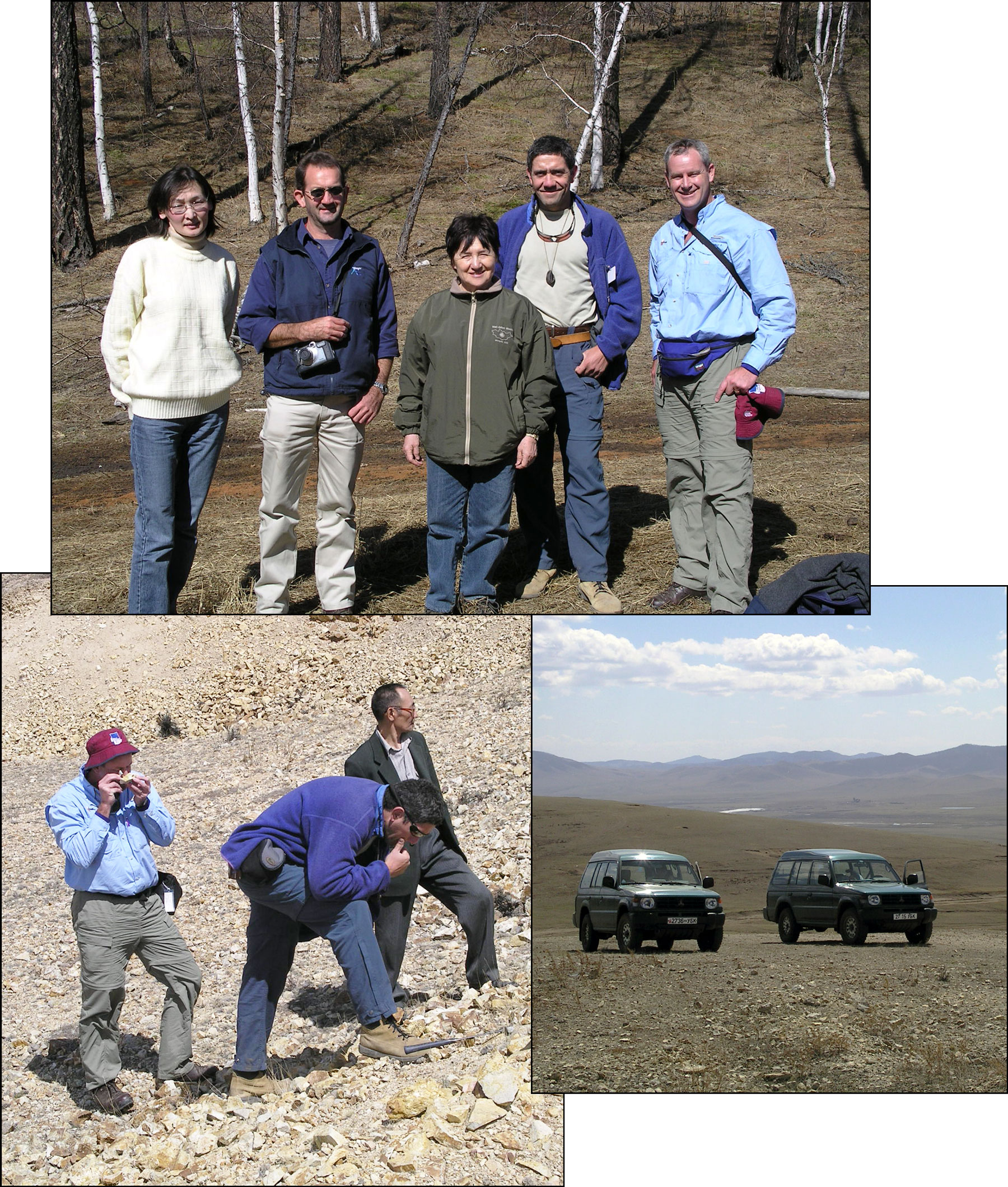 In the field in the mineralised corridor at Erdernet