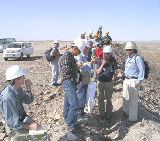 On the Amantaytau dumps