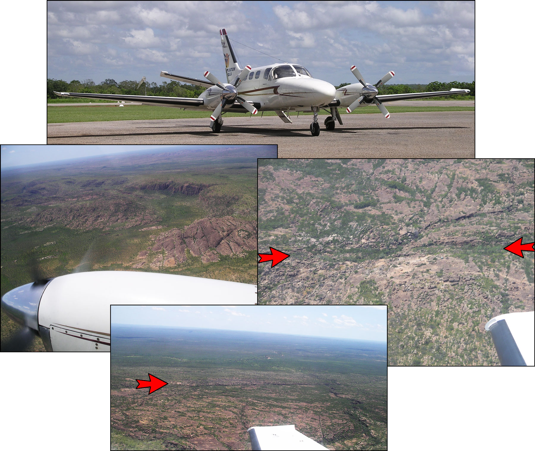 [Westmoreland overflight]